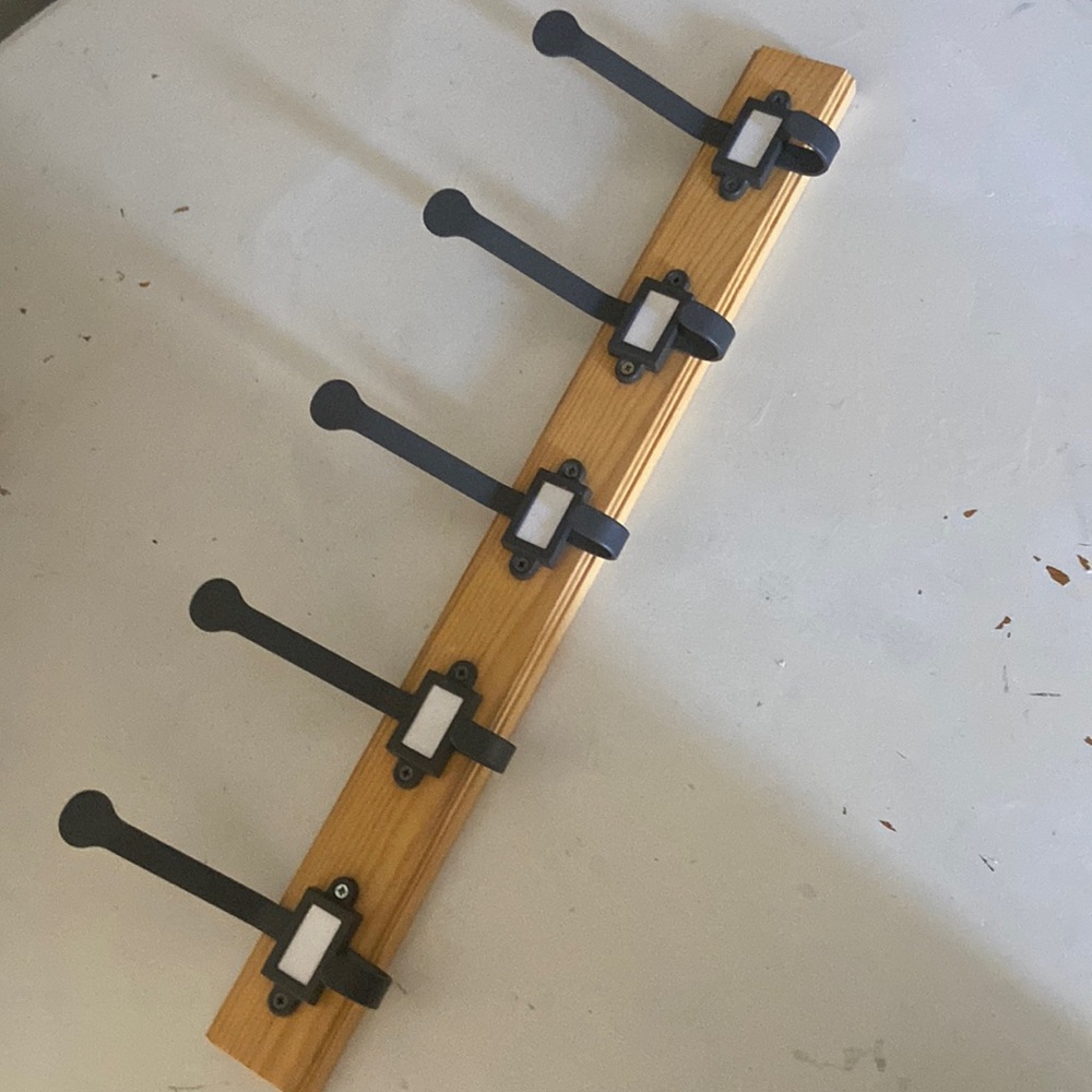 Heavy Duty Coat Hanger w tags.